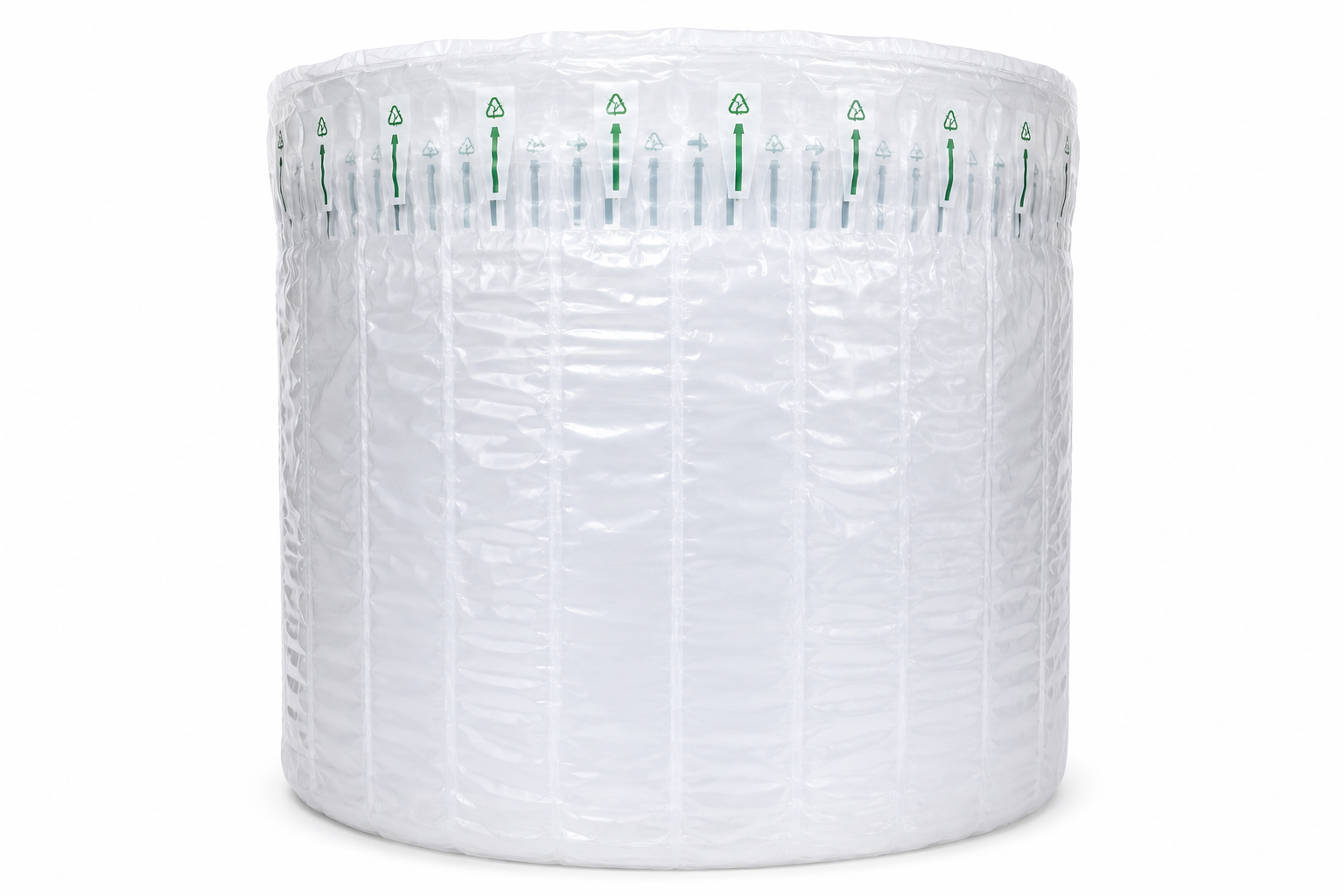 Air column film roll for fragile item protection and shipping