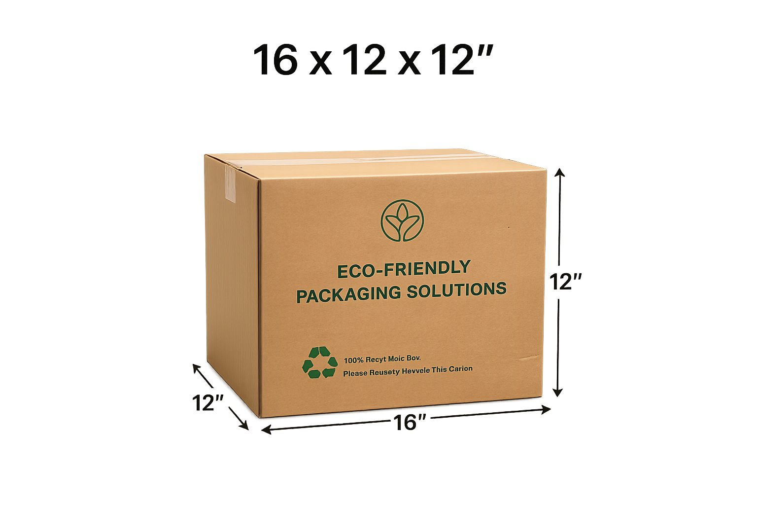 16 x 12 x 12 small corrugated moving box