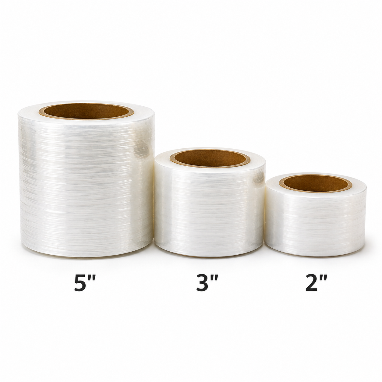 3 inch and 5 inch mini stretch wrap for bundling and packing